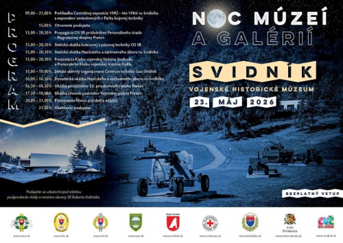 Plagát - Noc múzeí a galérií Svidník 23.5.2026