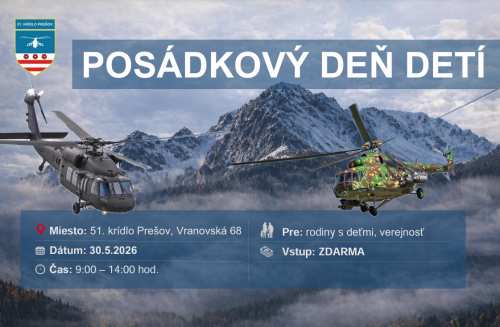 Posádkový deň detí 30.5.2026